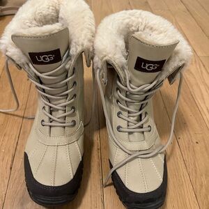 UGG Adirondack II Women's Tan and Black Winter Boots